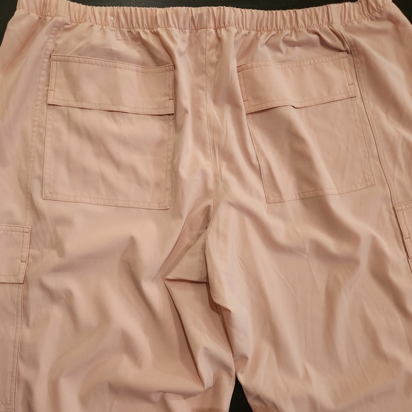 Pink Victoria’s Secret Women’s Parachute Campus Cargo Pants XXL Y2K Loungewear - Picture 4 of 10